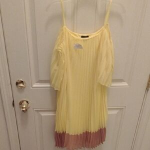 Charming Yellow and Pink Kids Dress